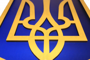 Деревʼяний "Герб України" 35х25