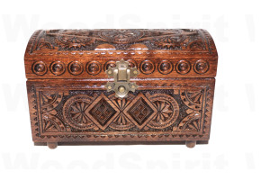 Шкатулка різьблена 16х8х9см